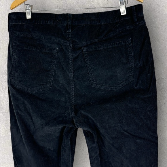 Old Navy Extra High Rise Kicker Boot Cut Corduroy Jeans Navy Womens Size 16 Pant - Picture 8 of 13